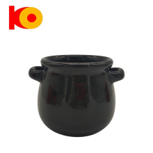 Fabrikpreis Direktumsatz von hoher Temperaturschwarz Glaze Small Pot